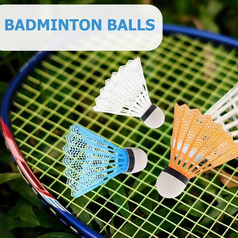 Veemoon 20PCS Badminton Shuttlecocks,Colorful Badminton Balls Plastic Birdies Balls for Indoor Outdoor Exercise Training Sports Activities Fitness (Random Color - Image 3